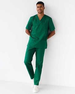 Медичний костюм чоловічий Граніт зелений